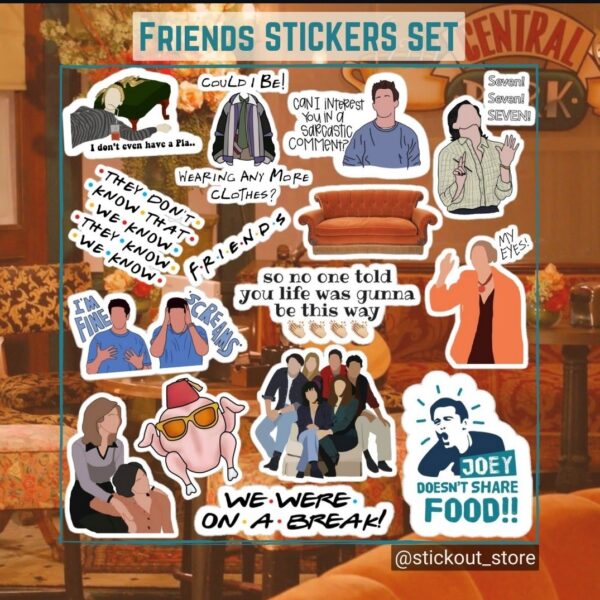 Friends Stickers Set