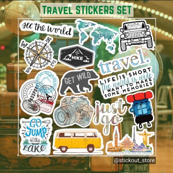 Travel Stickers Set