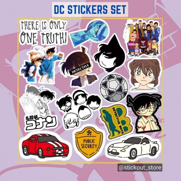 DC Stickers Set