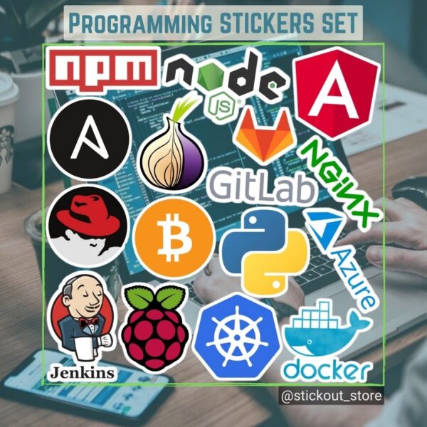 Programming Stickers Set